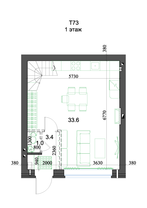 Проект Э5.8-Т77 (фото) № 2